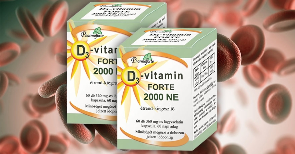 2 doboz D3-vitamin